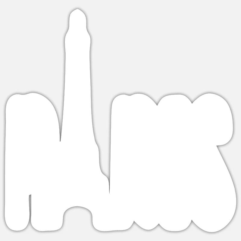 Paris Eiffel Tower - Sticker size S (10 x 10 cm) - white matte