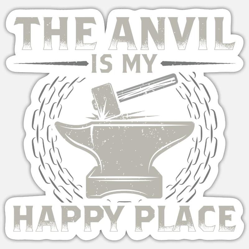 Blacksmith Sticker size S (10 x 10 cm)