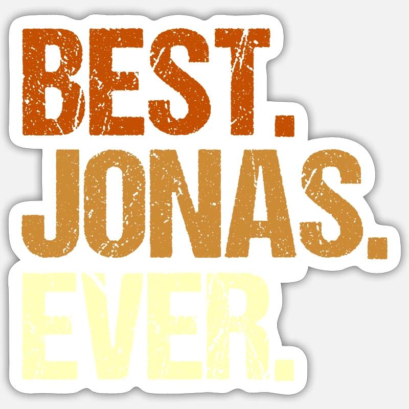 Jonas Sticker taille S (10 x 10 cm)