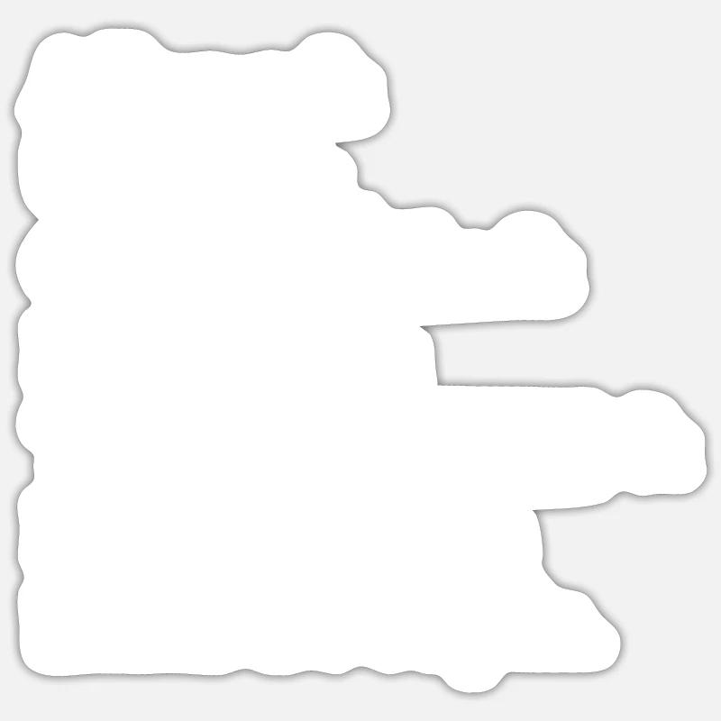 Verschwörungstheorien Starter Pack - Sticker Größe S (10 x 10 cm) - Mattweiß