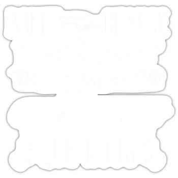 départ collègue de travail - Sticker taille S (10 x 10 cm) - blanc mat - Devant
