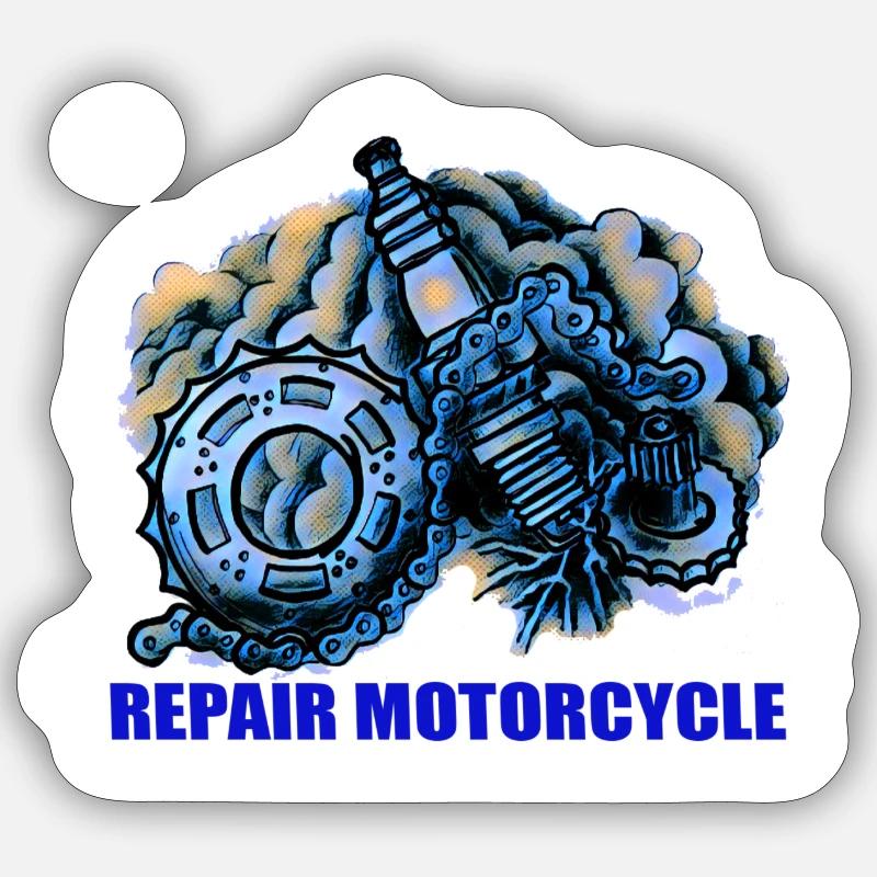 BIKER Sticker Größe S (10 x 10 cm)