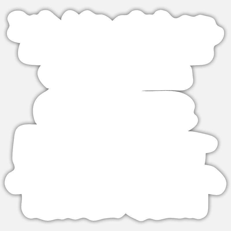 Deine Mutter kann dich leiden. Sticker Größe S (10 x 10 cm)