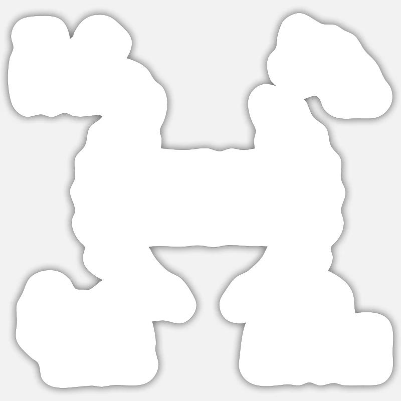 Ich bin Klempner weiss - Sticker Größe S (10 x 10 cm) - Mattweiß