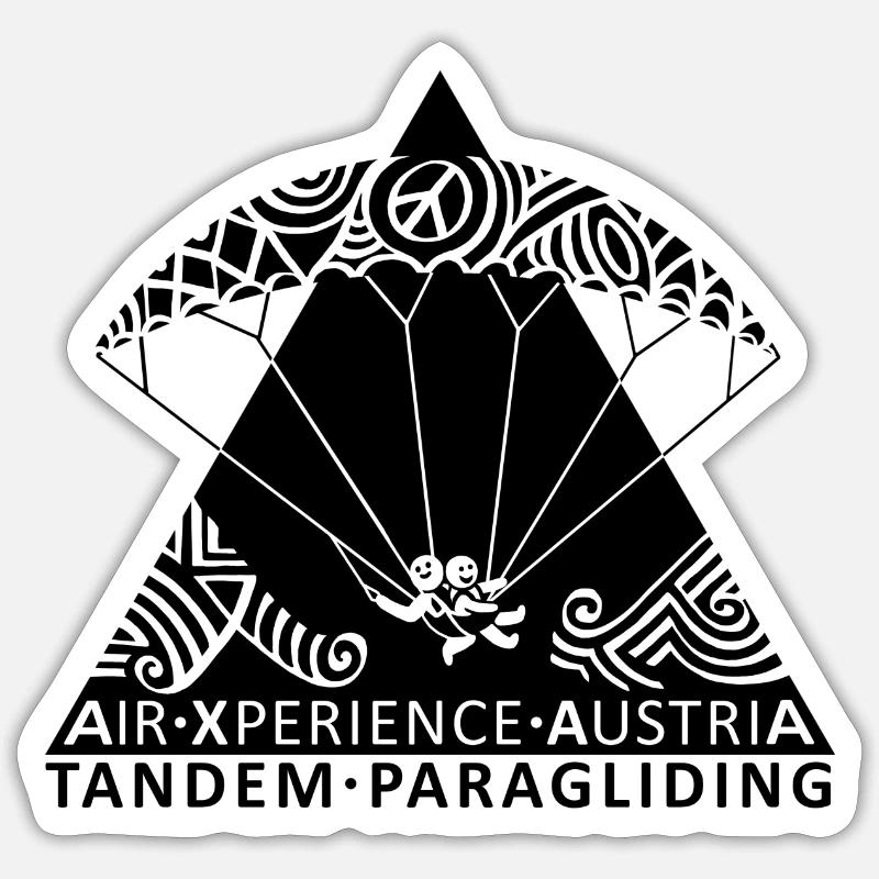 AirXP - Sticker Größe S (10 x 10 cm) - Mattweiß