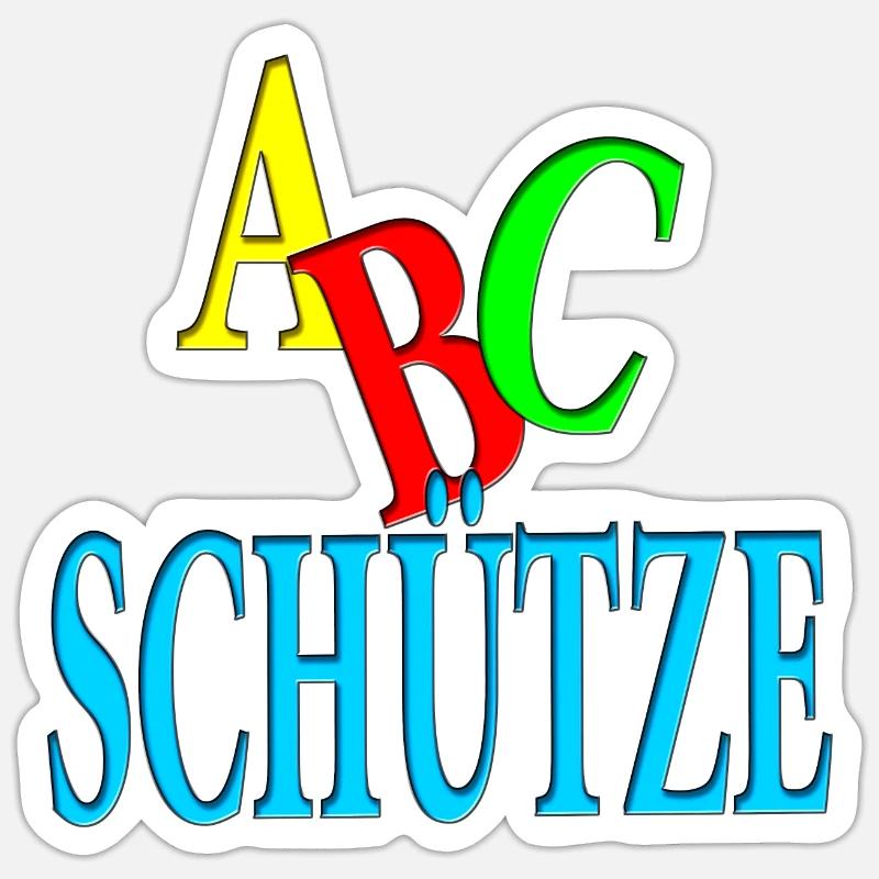 ABC Sagittarius - Students - School Beginners - Boys Sticker size S (10 x 10 cm)