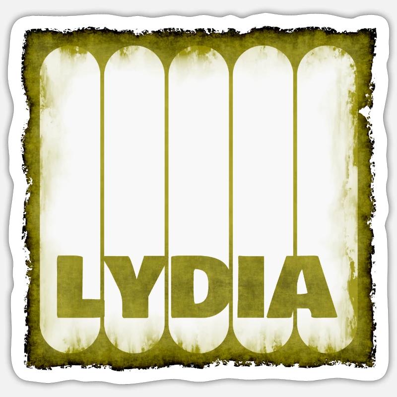 Name Lydia Gift Idea Sticker size S (10 x 10 cm)