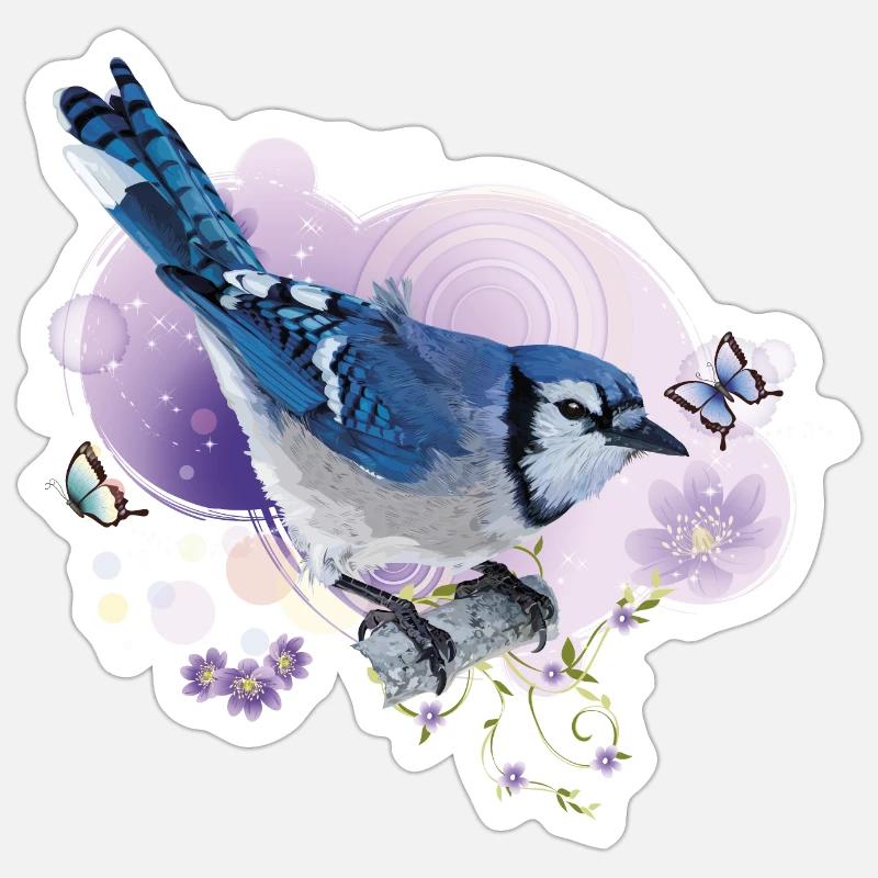 Blue Chara Sticker size S (10 x 10 cm)