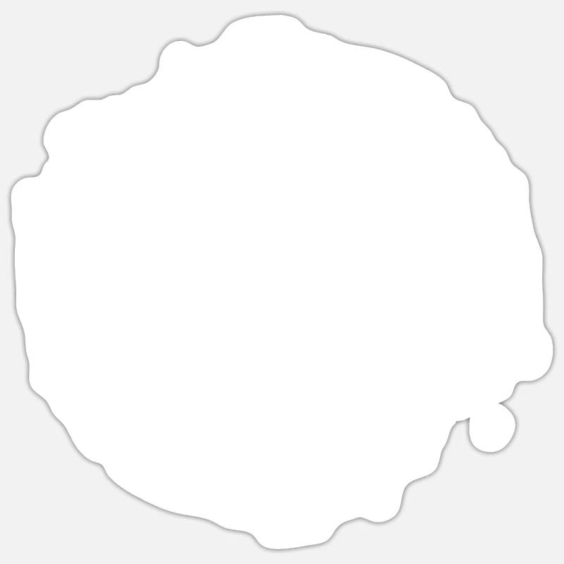 Arashi - Sticker Größe S (10 x 10 cm) - Mattweiß