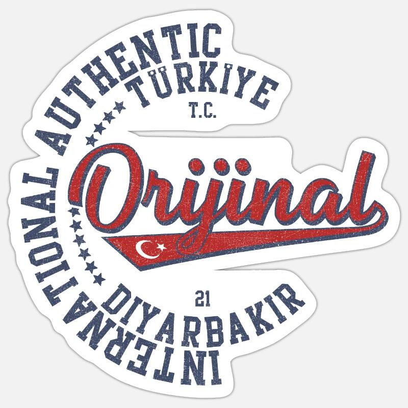 Diyarbakır - Sticker taille S (10 x 10 cm) - blanc mat
