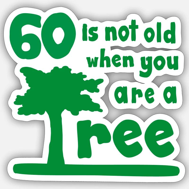 60 - Sticker size S (10 x 10 cm) - white matte