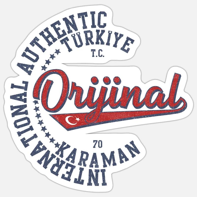Karaman - Sticker size S (10 x 10 cm) - white matte