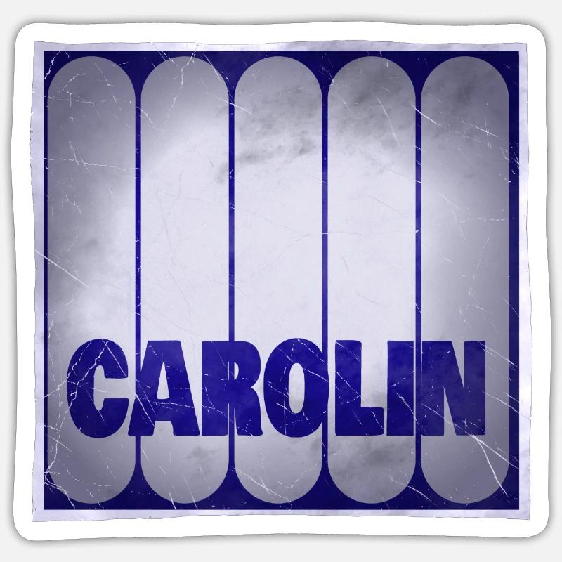 Carolin - Sticker size S (10 x 10 cm) - white matte