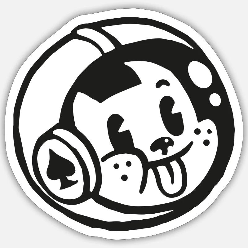 Space Cat Sticker Größe S (10 x 10 cm)