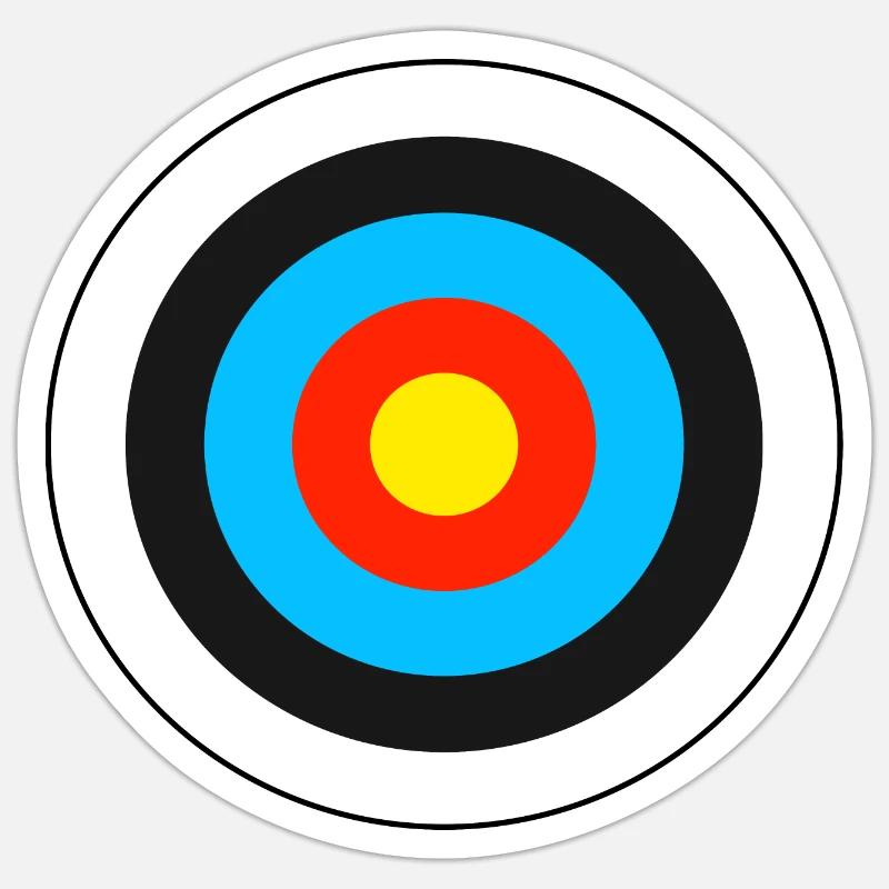Archery Shooting Target Sticker size S (10 x 10 cm)