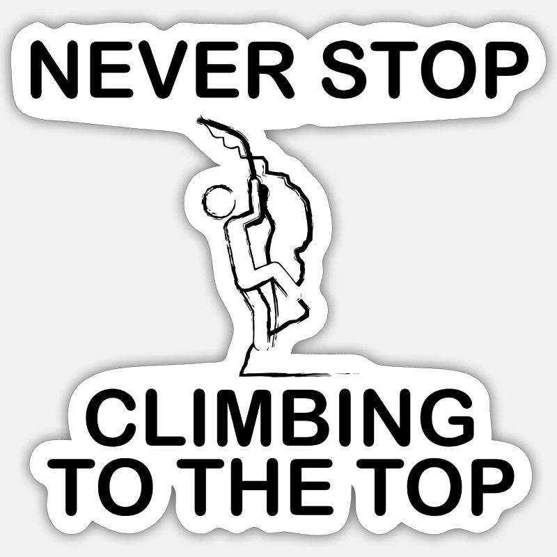 climbing Sticker size S (10 x 10 cm)
