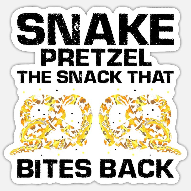 King python design pour les amateurs de serpents Sticker taille S (10 x 10 cm)