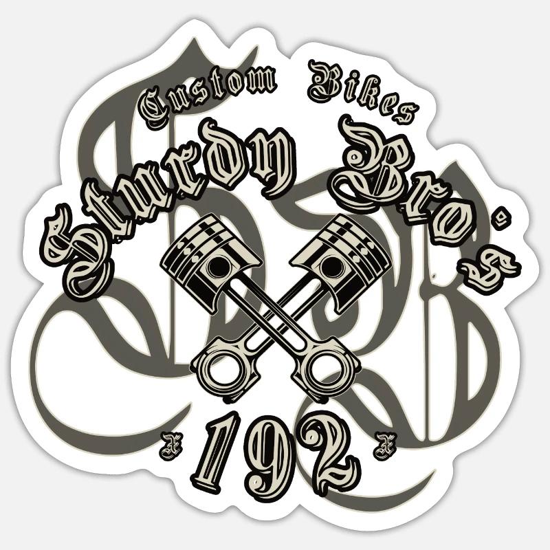 Big Bikes Sticker size S (10 x 10 cm)