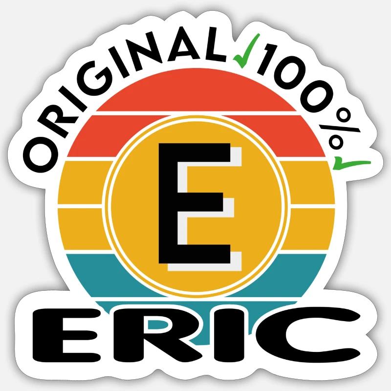Eric Sticker Größe S (10 x 10 cm)