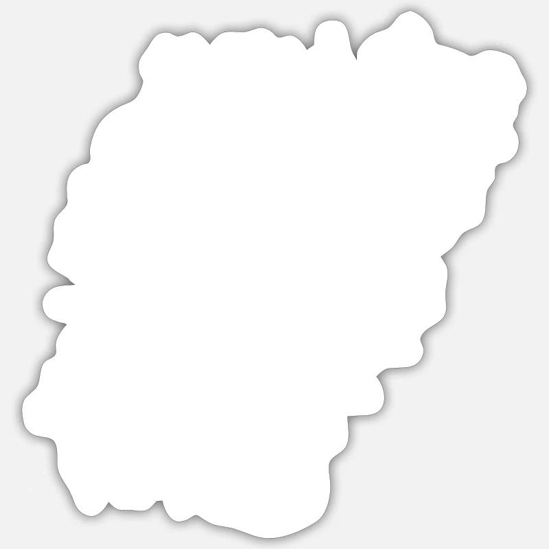 Astronaut - Sticker Größe S (10 x 10 cm) - Mattweiß
