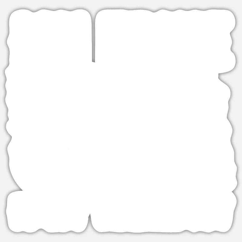 Triker - Sticker size S (10 x 10 cm) - white matte