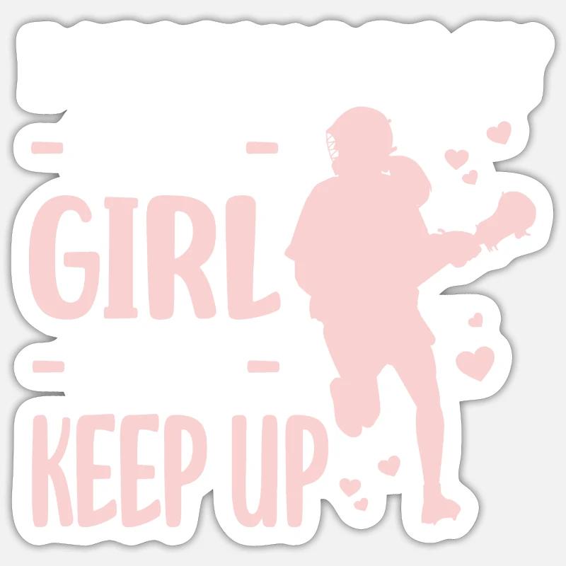 Joueurs de crosse Sticker taille S (10 x 10 cm)