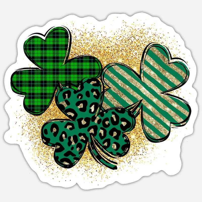 Bonne Saint-Patrick Saint Patrick Irlande Irlandais Sticker taille S (10 x 10 cm)