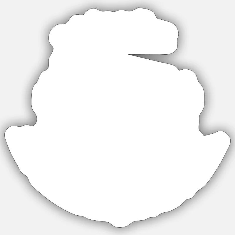 Sei du selbst. Sticker Größe S (10 x 10 cm)