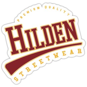 Hilden, Germany, College High School Style - Sticker size S (10 x 10 cm) - white matte - Front