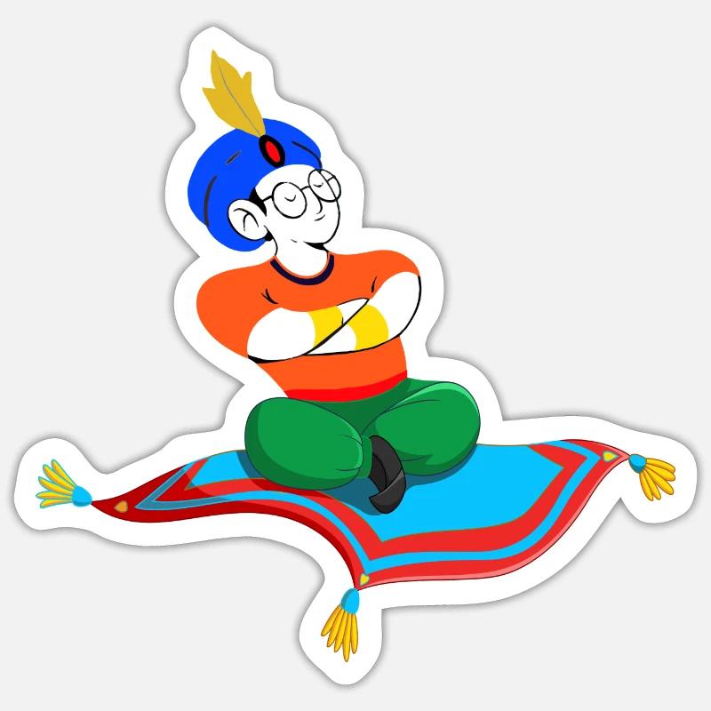 autonomous flying no new technology carpet Sticker size S (10 x 10 cm)