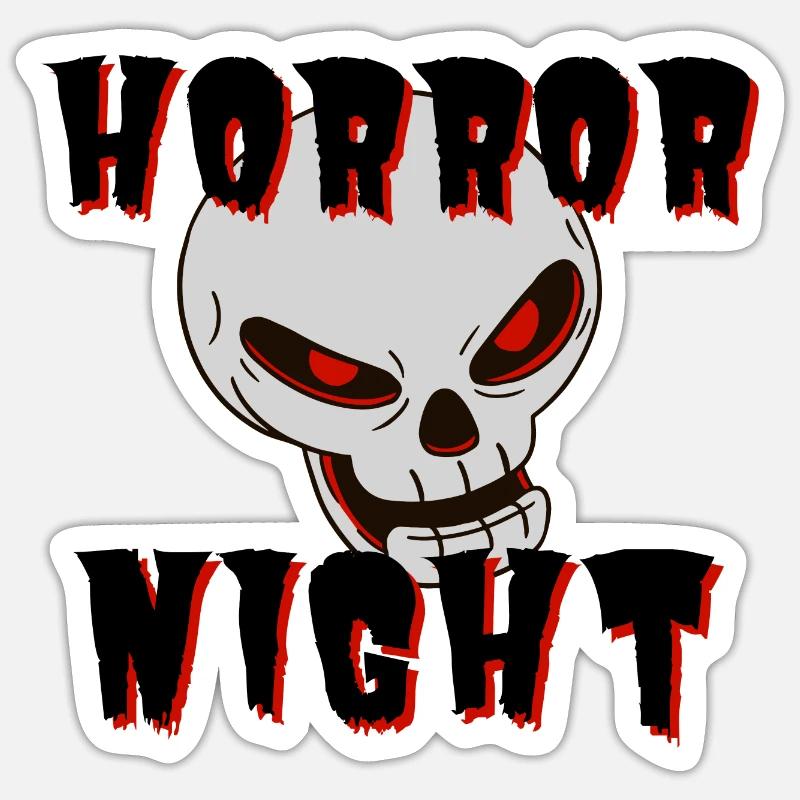 Horror night Sticker size S (10 x 10 cm)