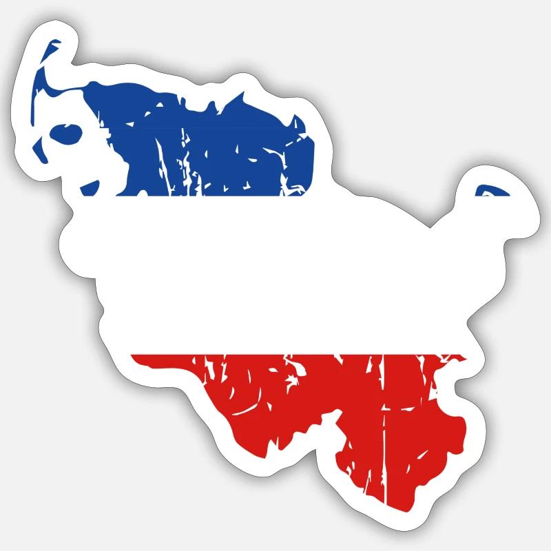 Schleswig-Holstein - Sticker size S (10 x 10 cm) - white matte