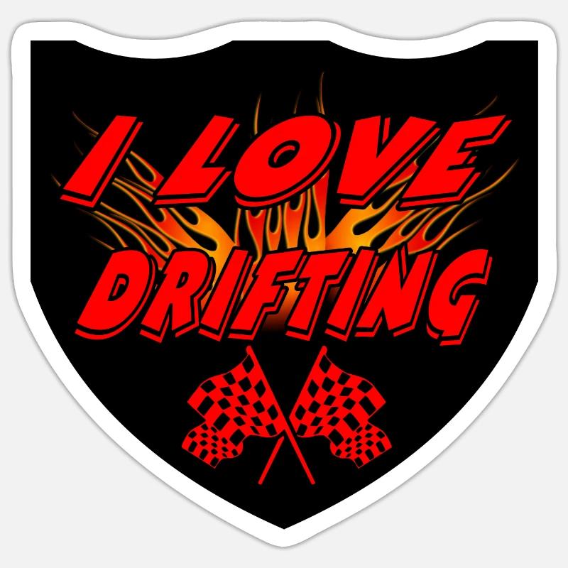 Car - Sticker size S (10 x 10 cm) - white matte