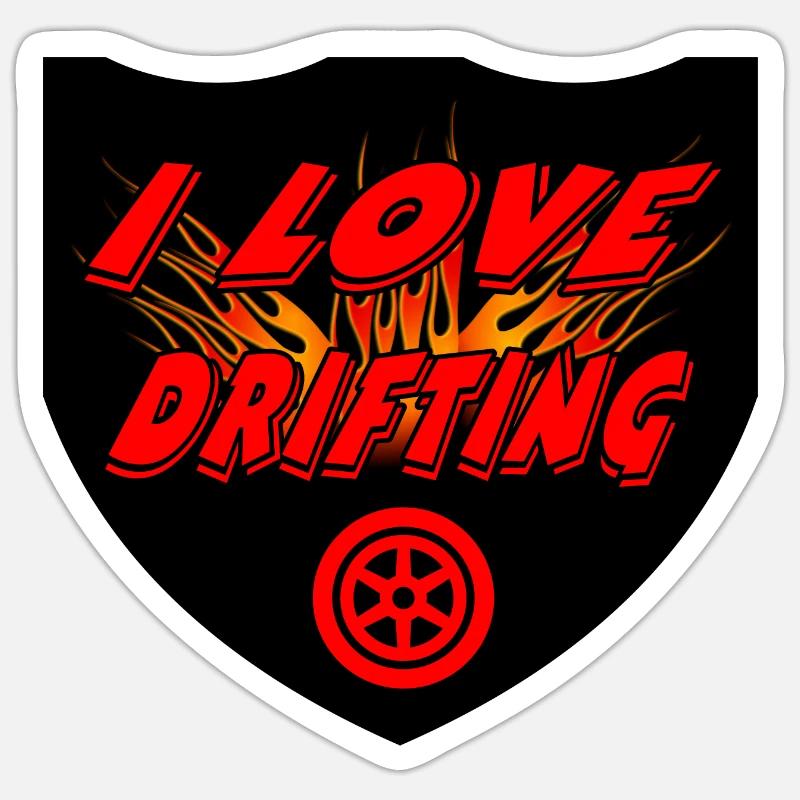 Car - Sticker size S (10 x 10 cm) - white matte
