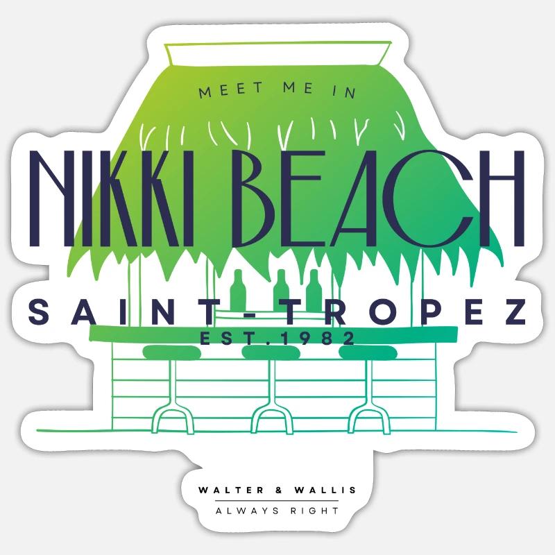 Walter & Wallis - French Riviera Sticker size S (10 x 10 cm)