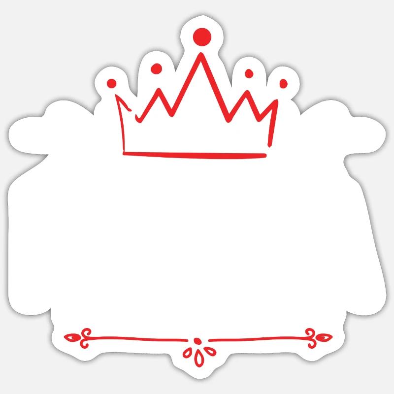 Frieda - Sticker taille S (10 x 10 cm) - blanc mat