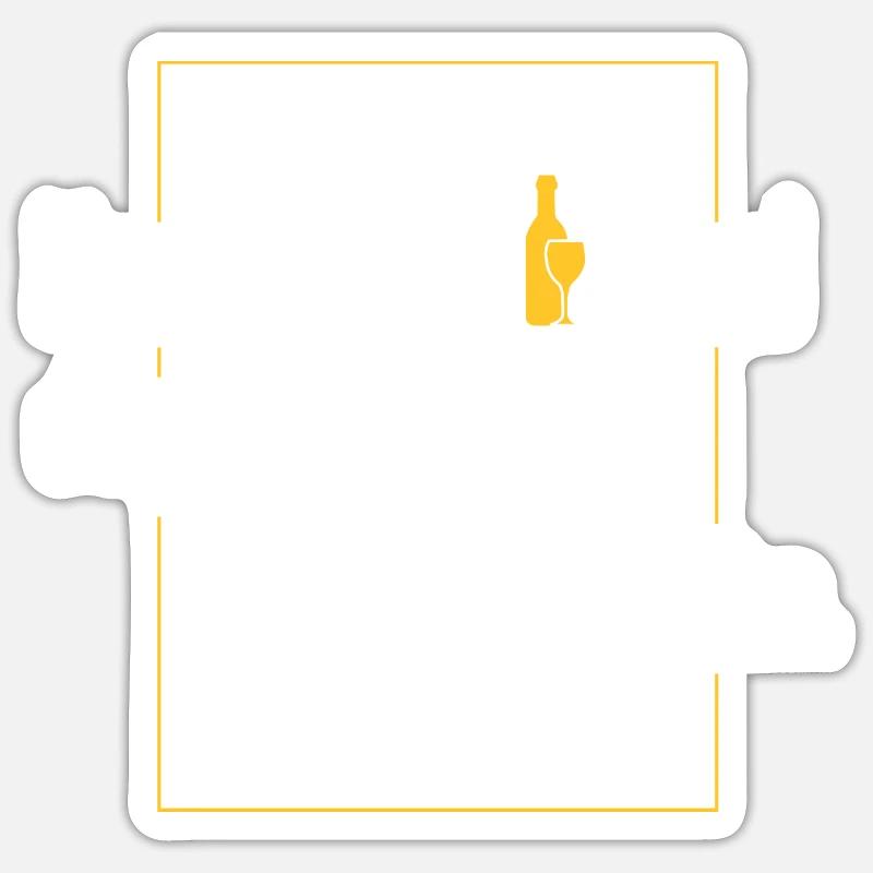 Quelle quantité d’alcool? - Sticker taille S (10 x 10 cm) - blanc mat