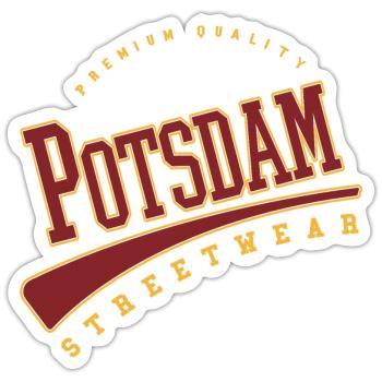 Potsdam Germany College High School Style - Sticker size S (10 x 10 cm) - white matte - Front