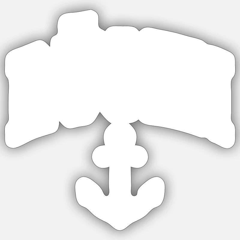 Rebuke - Sticker size S (10 x 10 cm) - white matte