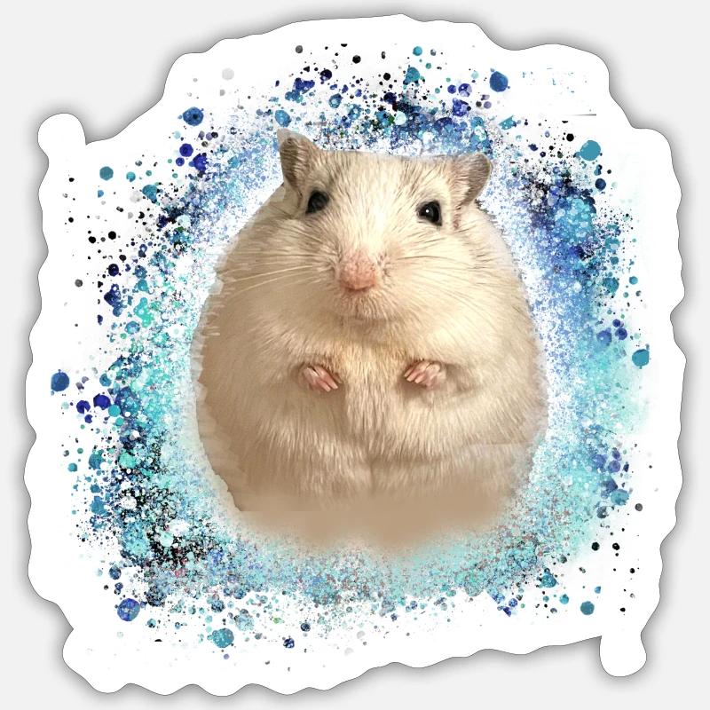 Springmaus,maus,graffiti,malerei,spitzmaus Sticker Größe S (10 x 10 cm)