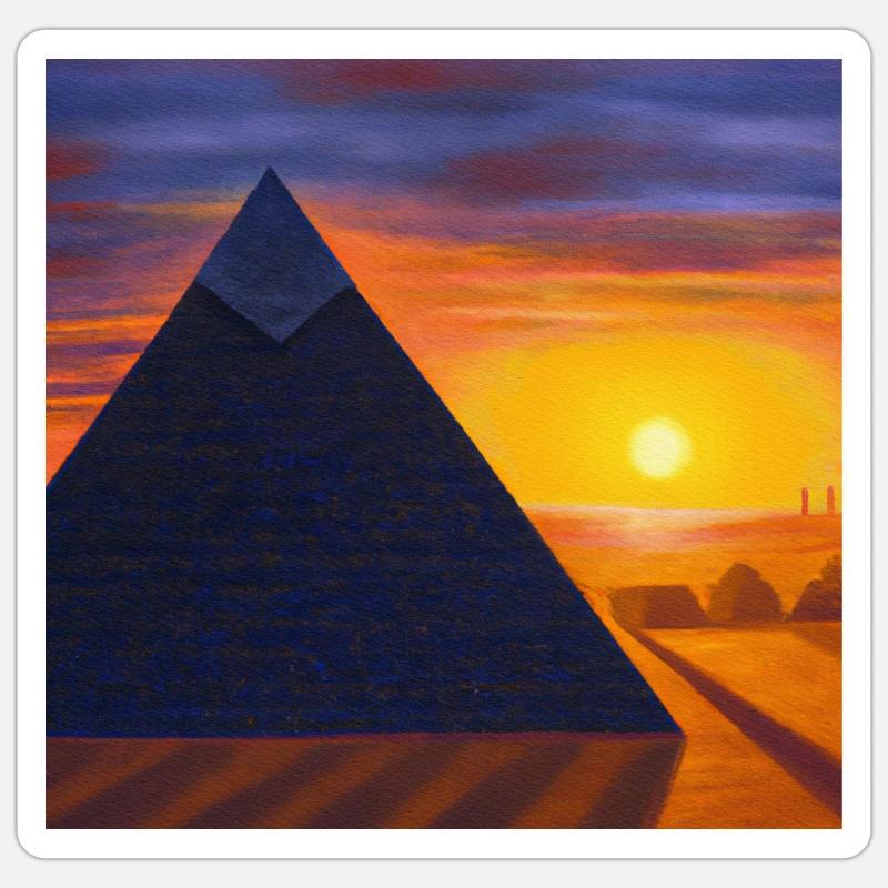 Great Pyramid Sticker size S (10 x 10 cm)
