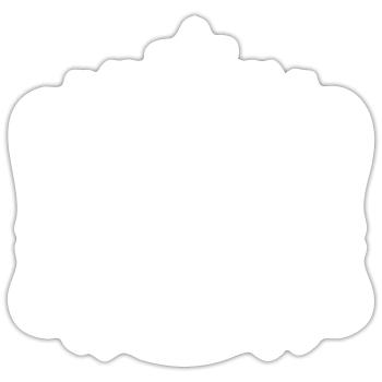 Ski - Sticker taille S (10 x 10 cm) - blanc mat - Devant