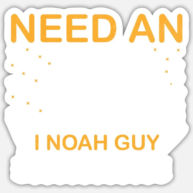 Need an Ark? I Noah Guy Sticker size S (10 x 10 cm)