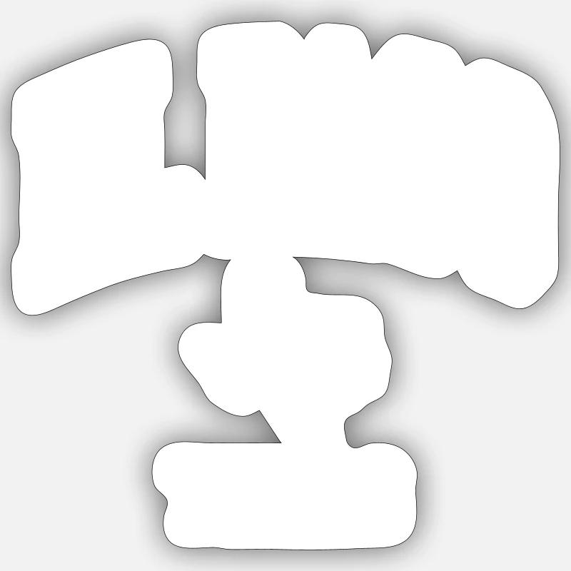 El Paso - Sticker size S (10 x 10 cm) - white matte