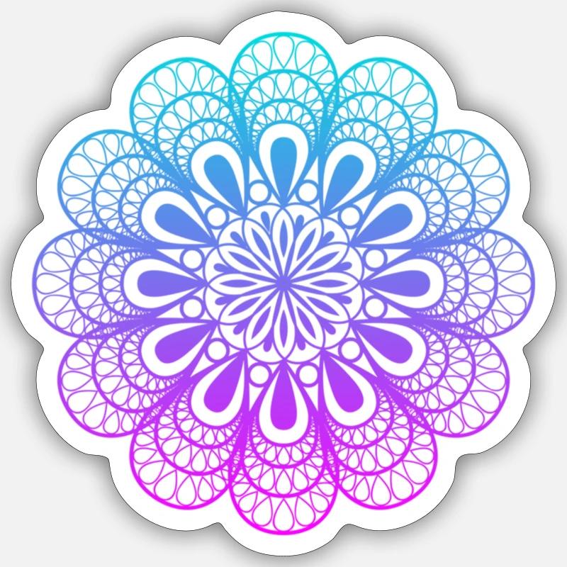 Mandala Sticker Größe S (10 x 10 cm)