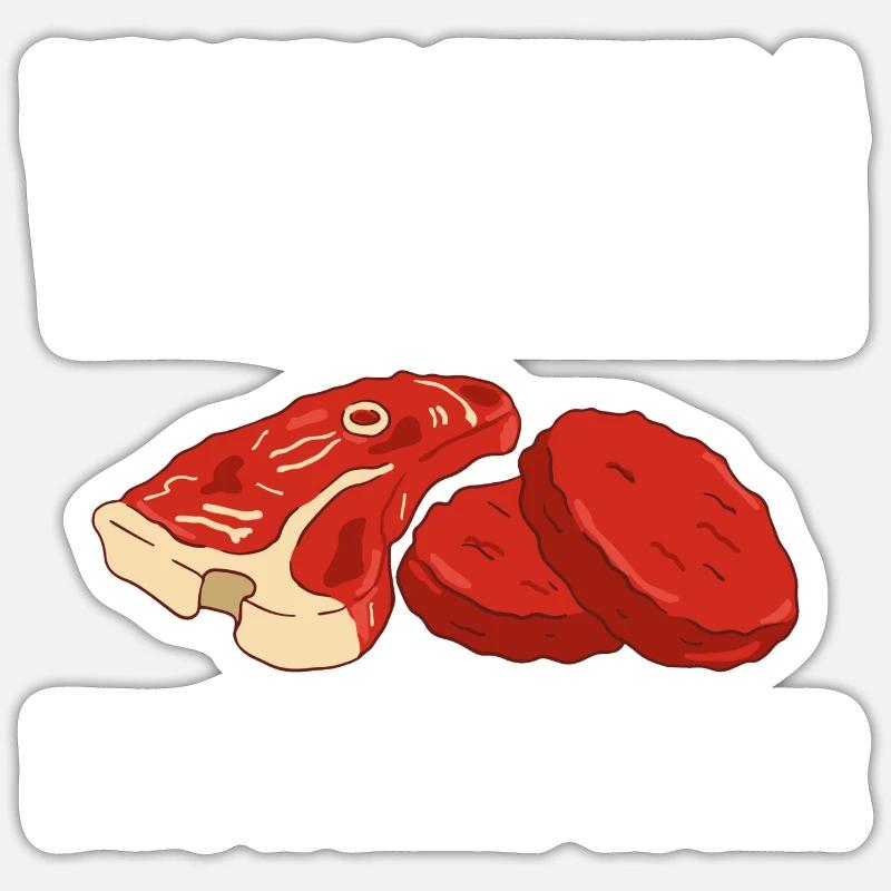 BBQ Sticker size S (10 x 10 cm)