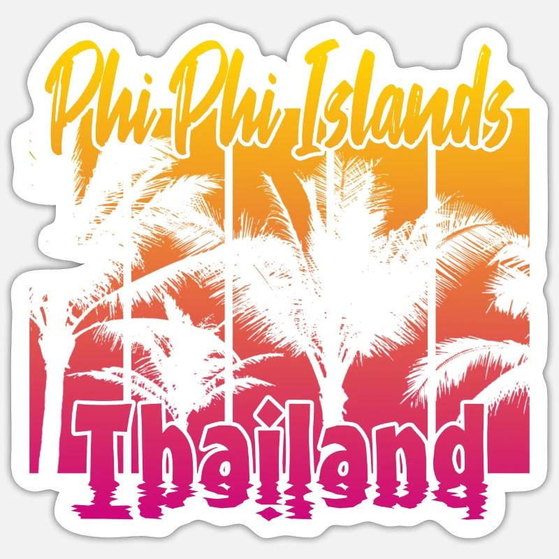 Phi Phi Islands Thailand Sticker Größe S (10 x 10 cm)