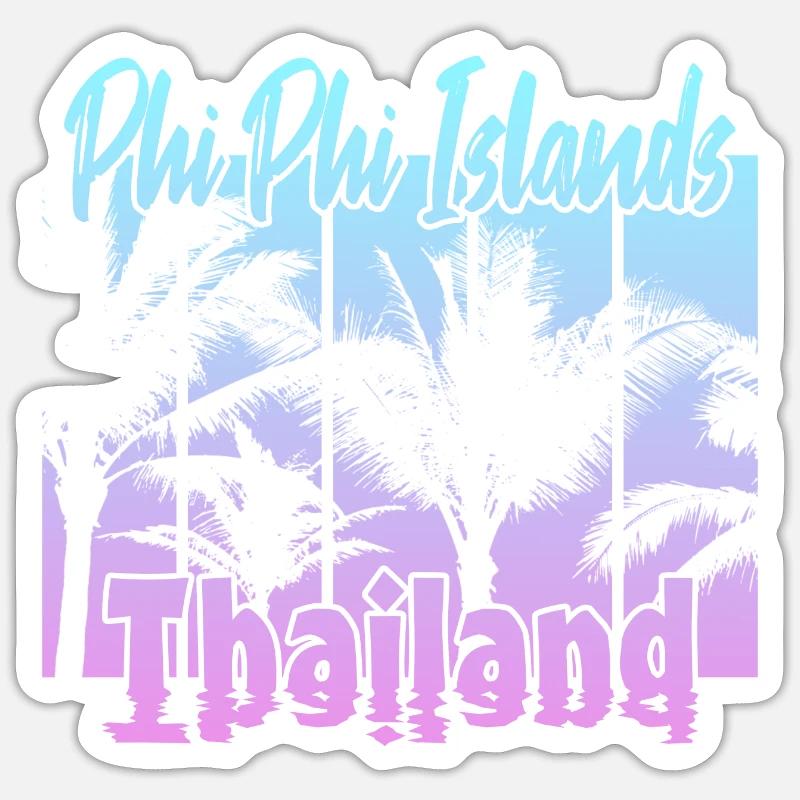 Phi Phi Islands Thailand Sticker Größe S (10 x 10 cm)