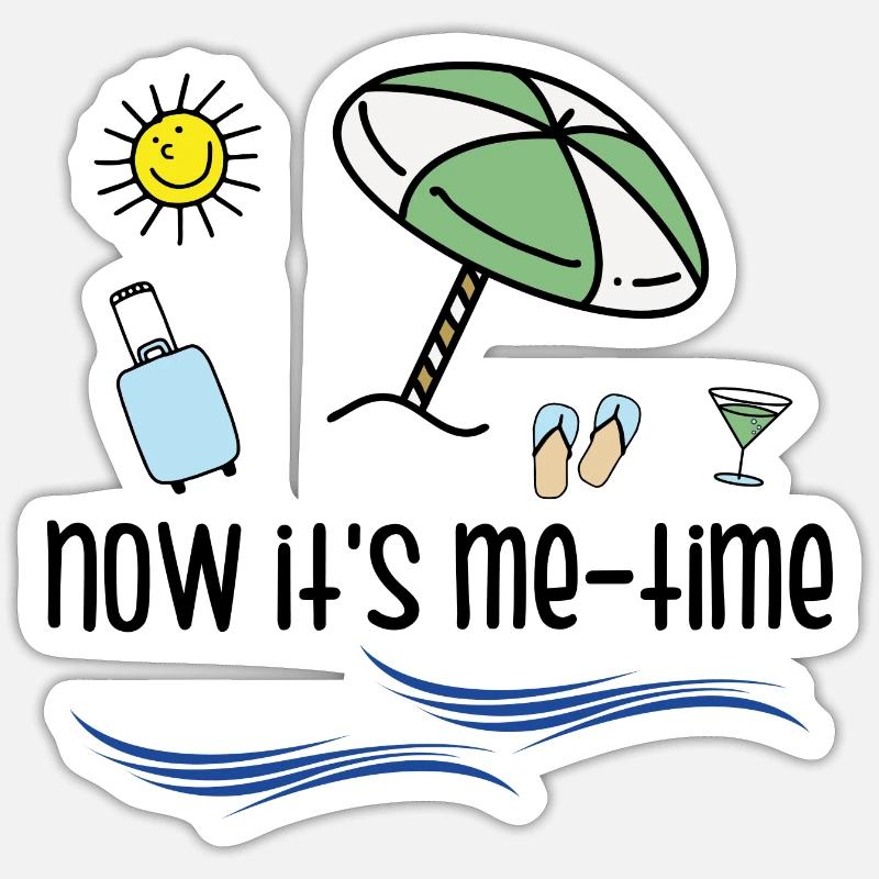 Du temps pour moi Sticker taille S (10 x 10 cm)