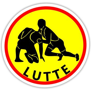 kämpfen - Sticker Größe S (10 x 10 cm) - Mattweiß - Vorne